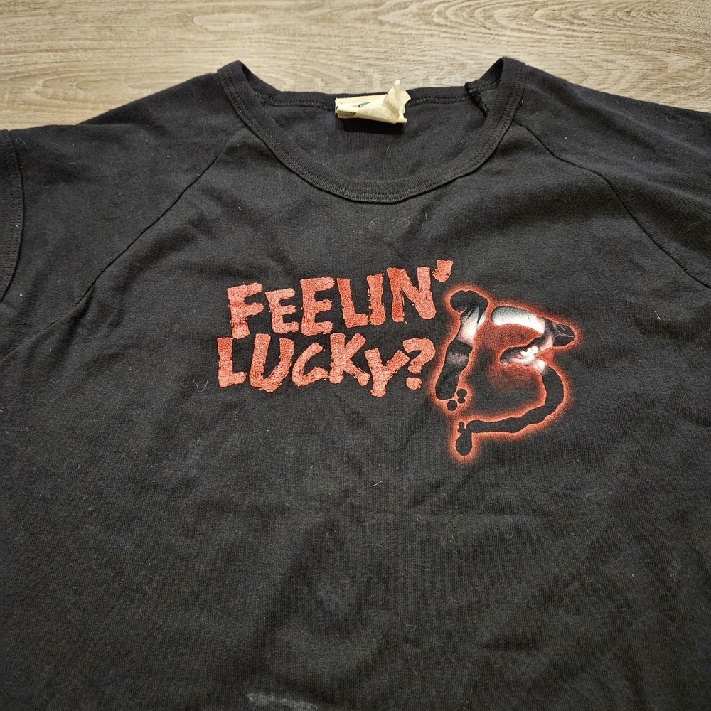 Vintage 2003 Halloween Horror Nights Feelin' Lucky? Shirt Women's XL USA - Picture 2 of 8